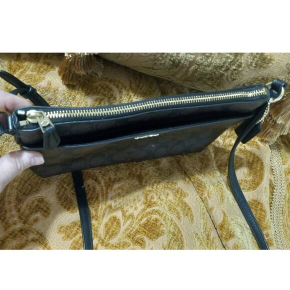 👉FREE SHIPPING! Coach New York Signature Canvas Crossbody Bag(No Tag) - Picture 10 of 14